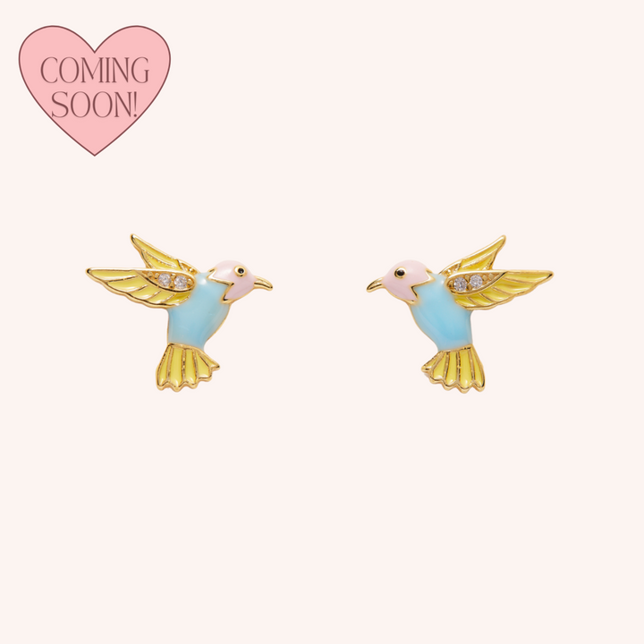 Delora Hummingbird Studs